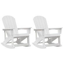 Adirondack Schommeltjes 2 pcs Wit 73.5 x 92 x 90 cm HDPE