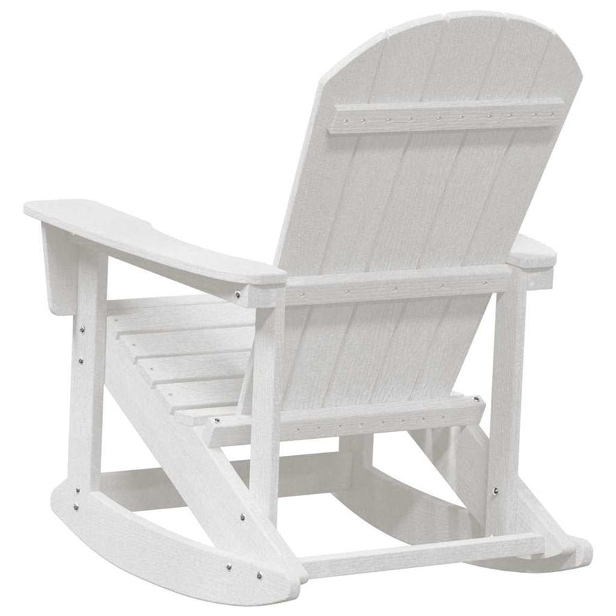 Adirondack Schommeltjes 2 pcs Wit 73.5 x 92 x 90 cm HDPE