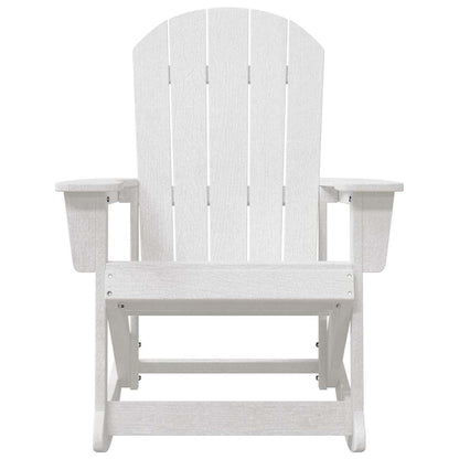 Adirondack Schommeltjes 2 pcs Wit 73.5 x 92 x 90 cm HDPE