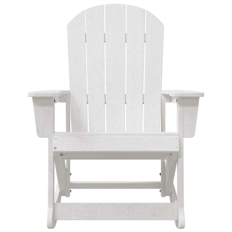 Adirondack Schommeltjes 2 pcs Wit 73.5 x 92 x 90 cm HDPE