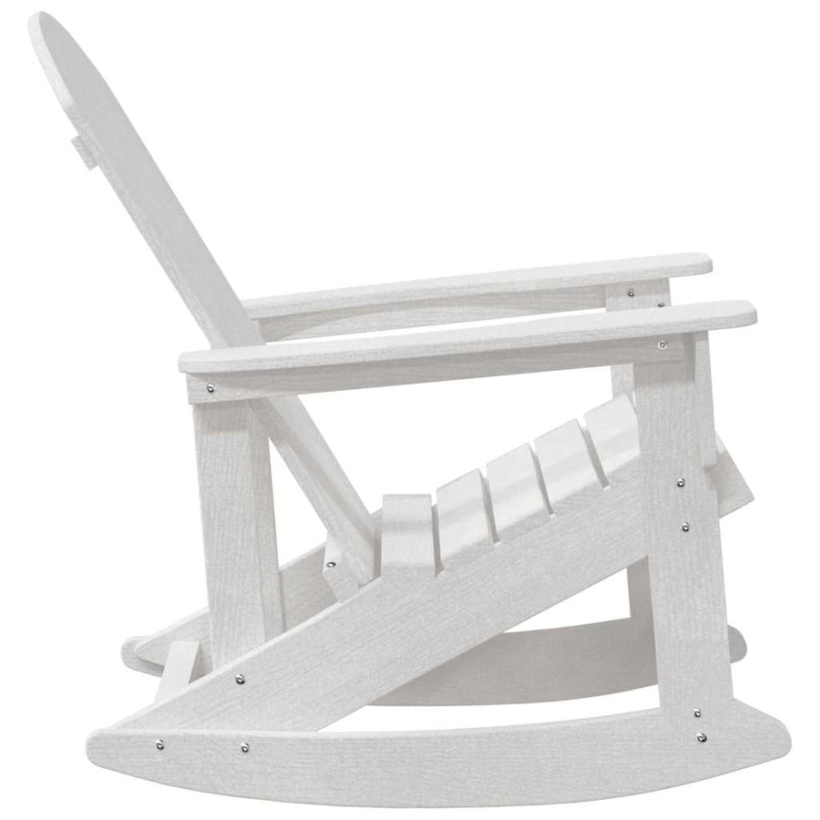 Adirondack Schommeltjes 2 pcs Wit 73.5 x 92 x 90 cm HDPE