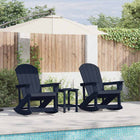 Adirondack Swings 2 pcs Navy Blue HDPE