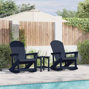 Adirondack schommels 2 stuks marineblauw 73.5x92x90 cm