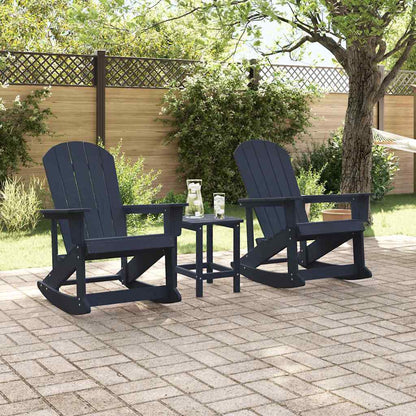 Adirondack Schommeltjes 2 pcs Marineblauw 73.5 x 92 x 90 cm