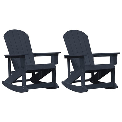 Adirondack Schommeltjes 2 pcs Marineblauw 73.5 x 92 x 90 cm