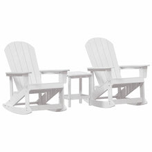 Tuin Lounge Set 3 pcs Wit Standaard 38 x 38 x 46 cm HDPE