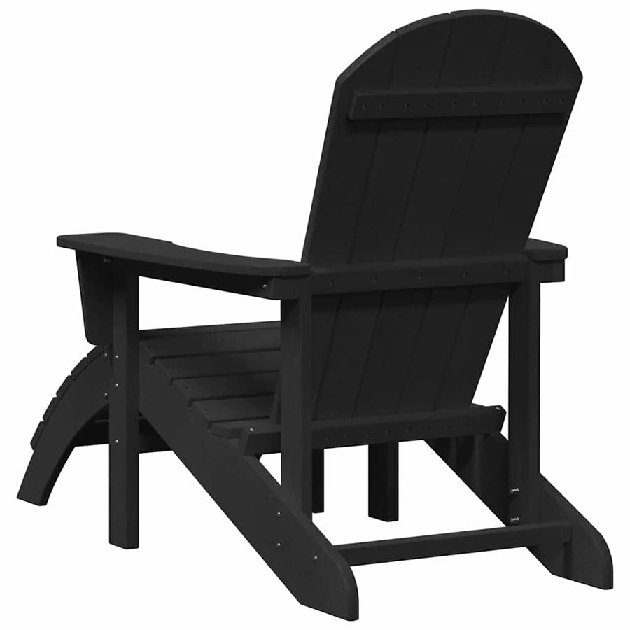 Tuinstoel 2 pcs Zwart 83 x 74 x 92 cm Polyetheen