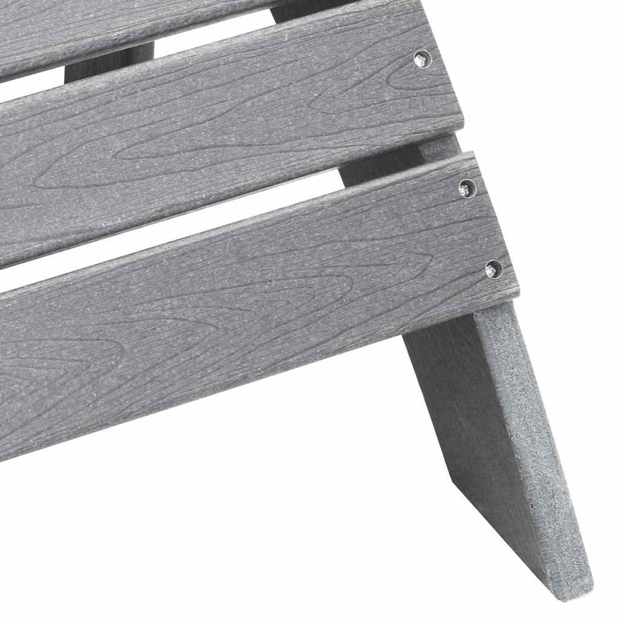 Tuin Lounge Meubels 2 Pcs 74 X 82 X 90Cm Kunststof Lichtgrijs