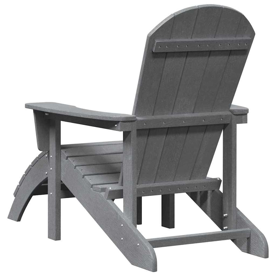 Tuin Lounge Meubels 2 Pcs 74 X 82 X 90Cm Kunststof Lichtgrijs