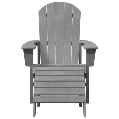 Tuin Lounge Meubels 2 Pcs 74 X 82 X 90Cm Kunststof Lichtgrijs