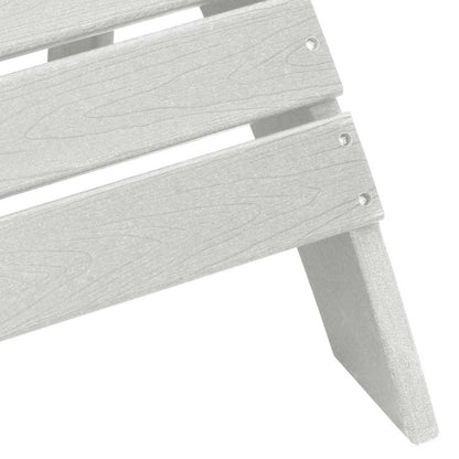 Tuinstoel 3 pcs Wit Polyetheen