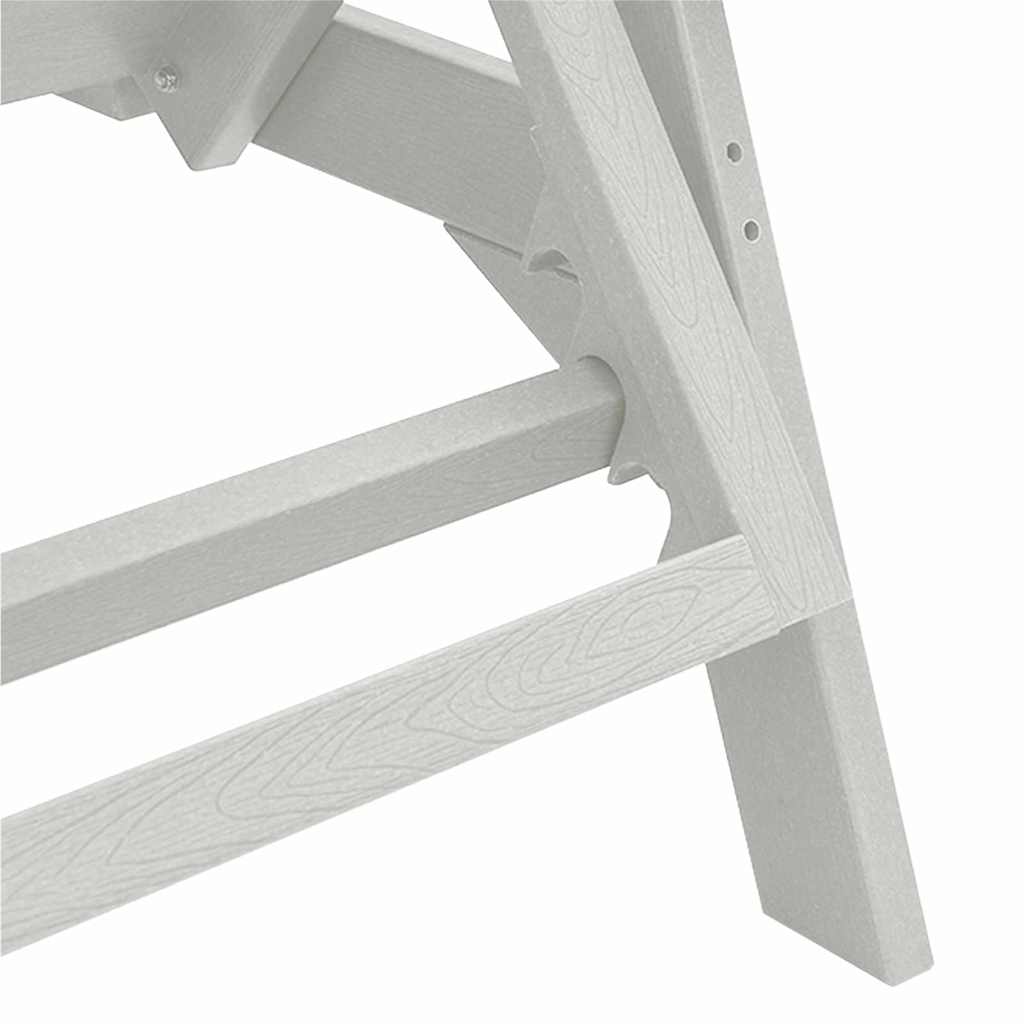 Ligstoel 2 pcs Wit 195,5 x 53 x 98,5 cm Polyetheen
