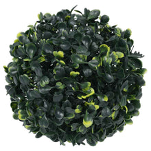Kunstbuxusballen met LED-verlichting 2 st 22 cm groen