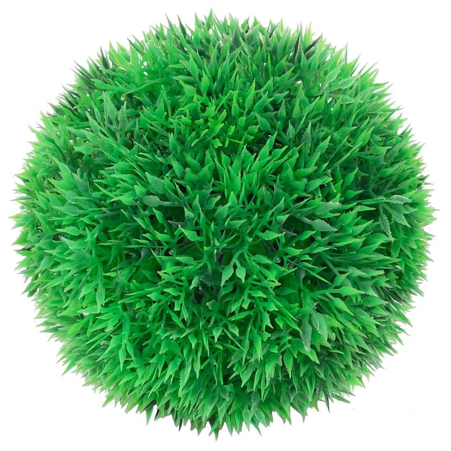 Kunstbuxusballen met LED-verlichting 4 st 12 cm groen