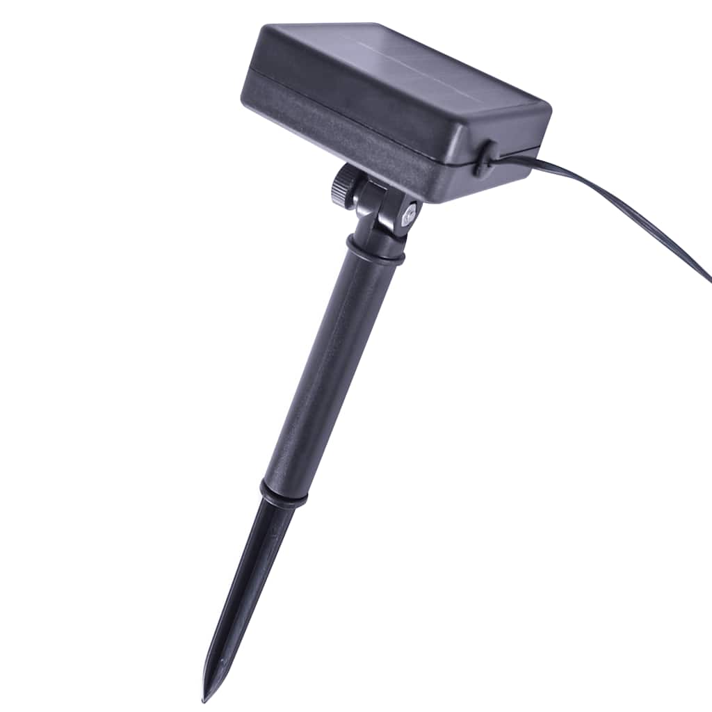 Kunstbuxusballen met LED-verlichting 2 st 27 cm groen