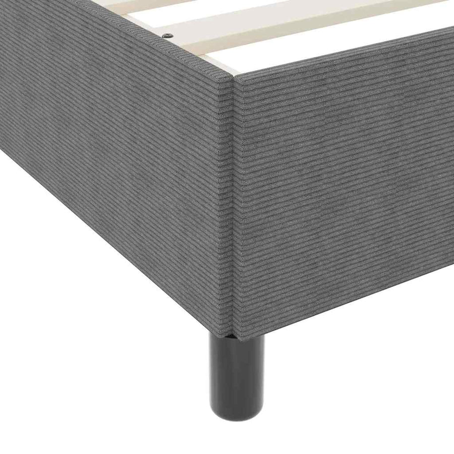 Bedframe Katoenen Stof 90 x 200 cm Lichtgrijs