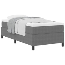 Bedframe Katoenen Stof 90 x 200 cm Lichtgrijs