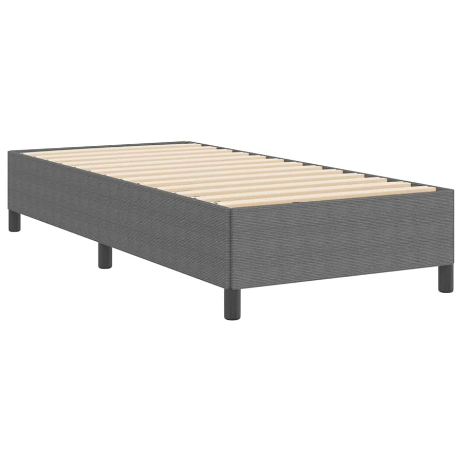 Bedframe Katoenen Stof 90 x 200 cm Lichtgrijs