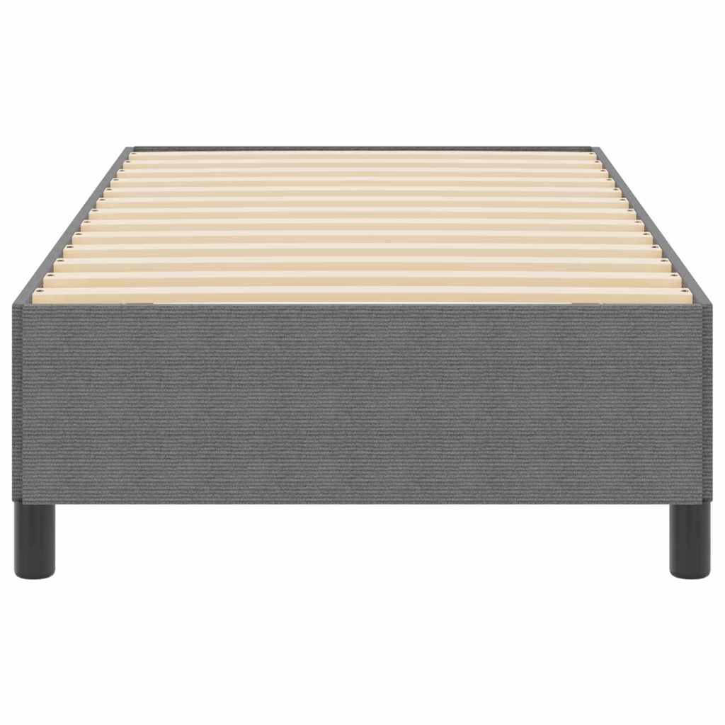Bedframe Katoenen Stof 90 x 200 cm Lichtgrijs