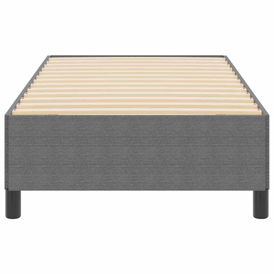 Bedframe Katoenen Stof 90 x 200 cm Lichtgrijs