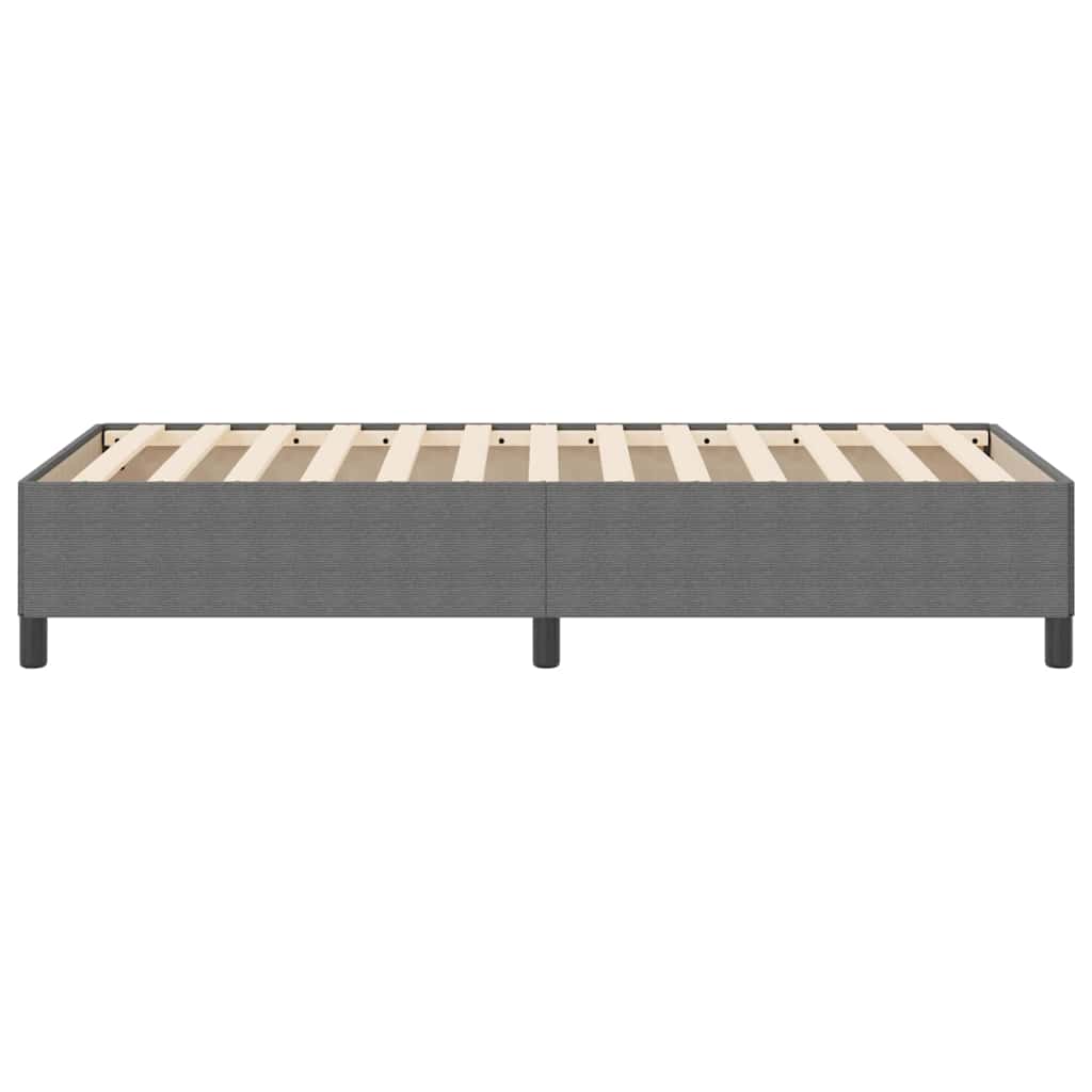 Bedframe Katoenen Stof 90 x 200 cm Lichtgrijs