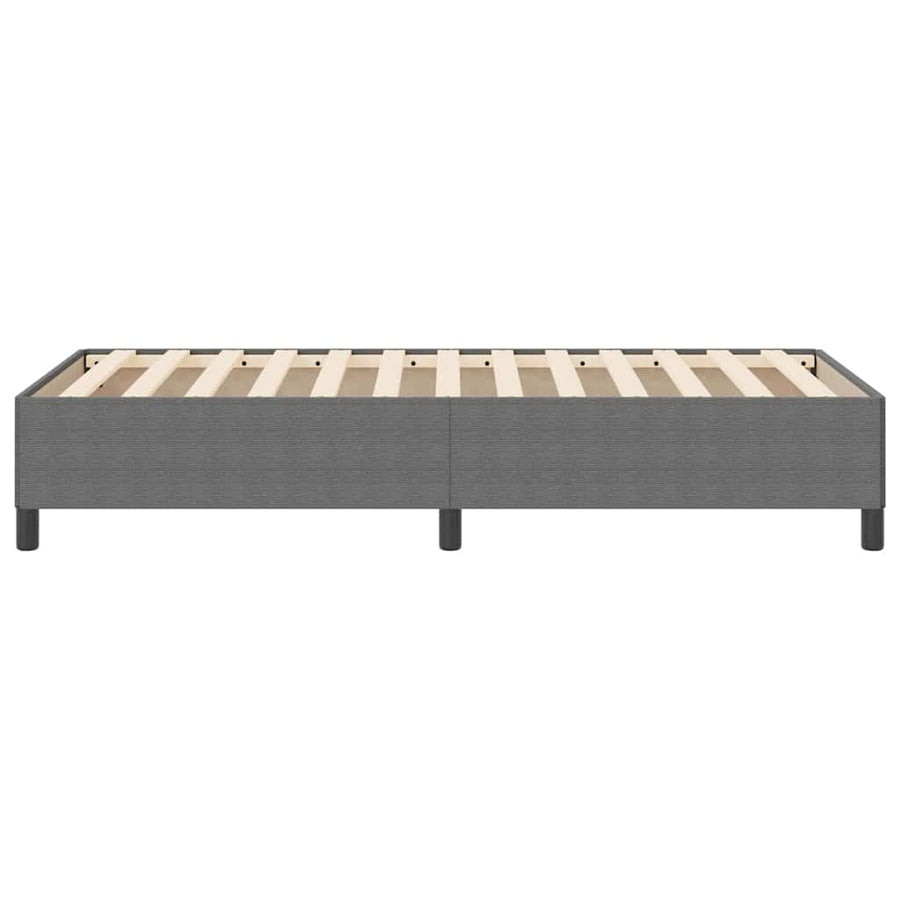 Bedframe Katoenen Stof 90 x 200 cm Lichtgrijs