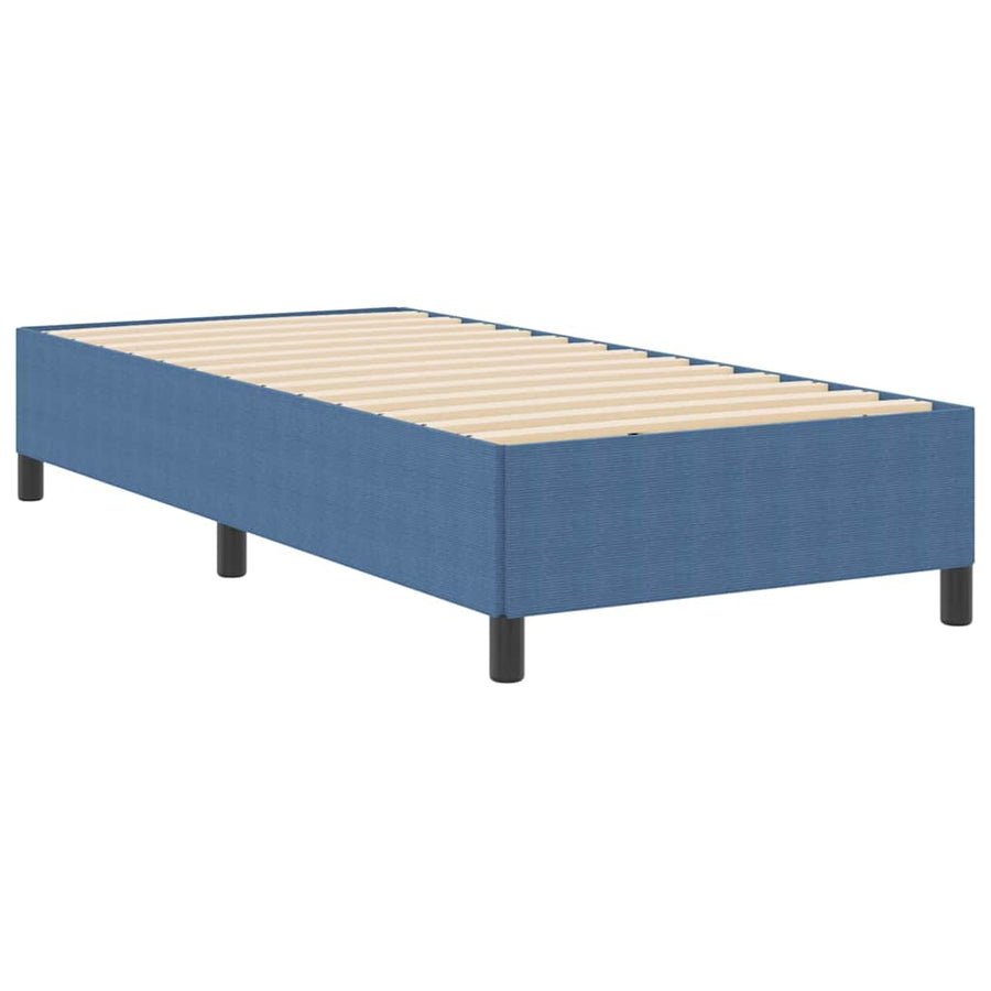 Boxspringbed Fluweel 100 x 200 cm Blauw