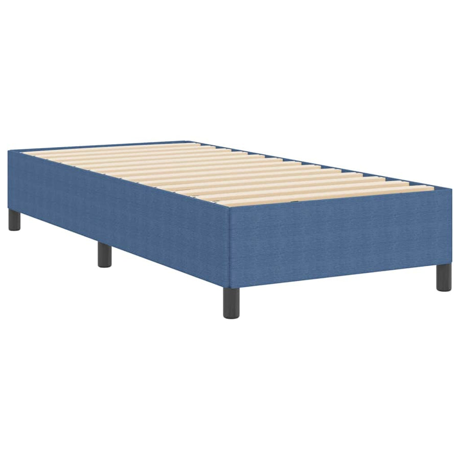 Boxspringbed Fluweel 100 x 200 cm Blauw