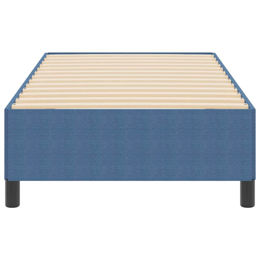 Boxspringbed Fluweel 100 x 200 cm Blauw