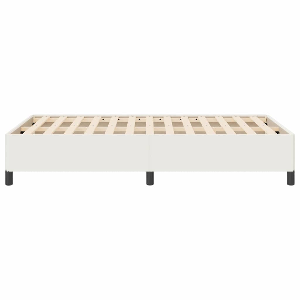 Bedframe Katoenen Stof 120 x 200 cm Crème