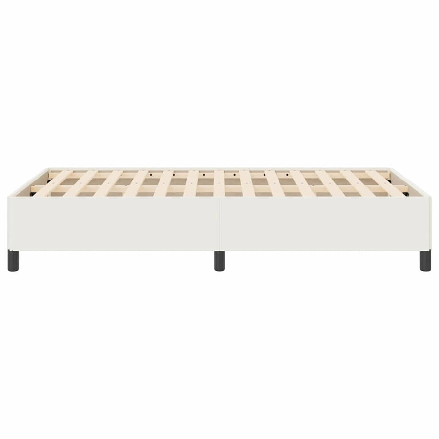 Boxspringbed Crèmekleurig 120 x 200 cm Katoen Stof