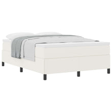 Boxspringbed Crèmekleurig 140 x 200 cm Katoen Stof