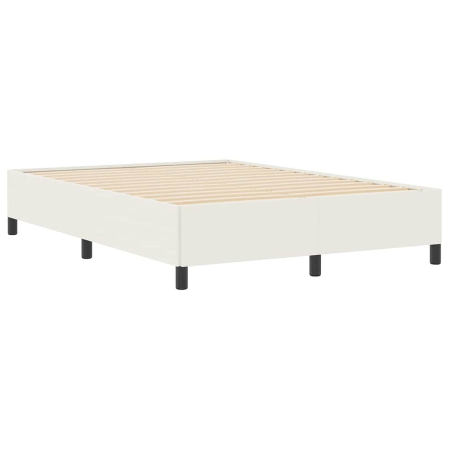 Boxspringbed Crèmekleurig 140 x 200 cm Katoen Stof