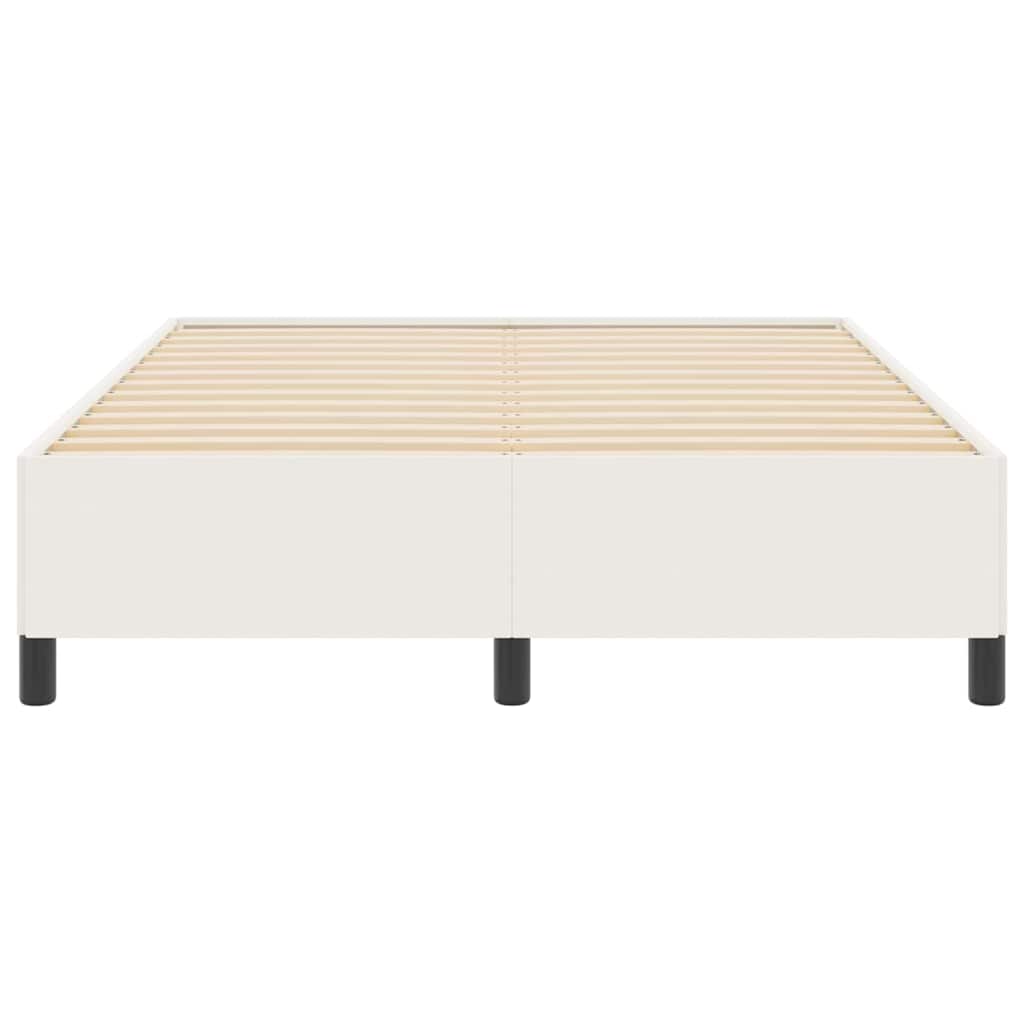 Boxspringbed Crèmekleurig 140 x 200 cm Katoen Stof