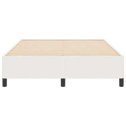 Boxspringbed Crèmekleurig 140 x 200 cm Katoen Stof