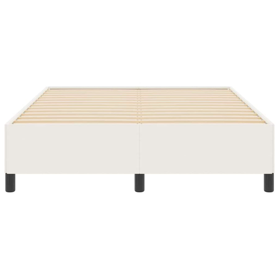 Boxspringbed Crèmekleurig 140 x 200 cm Katoen Stof