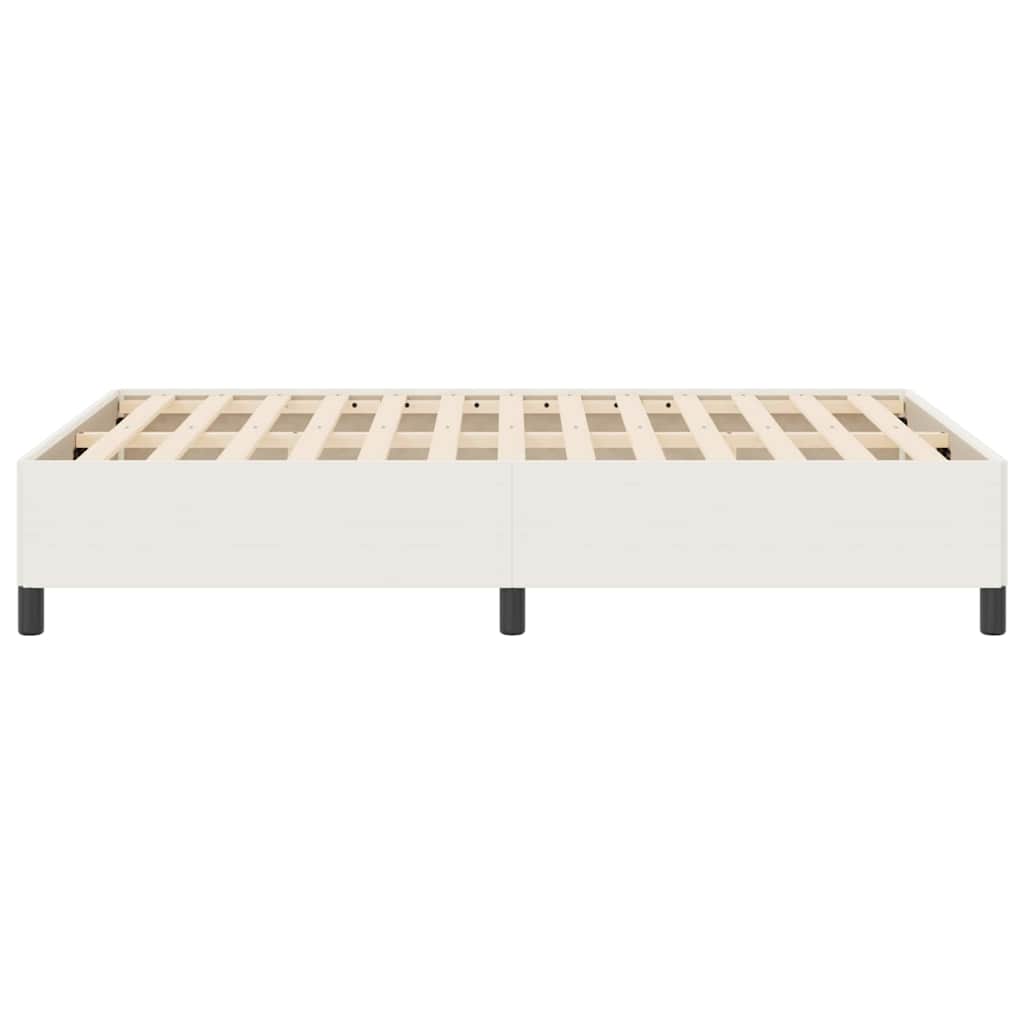 Boxspringbed Crèmekleurig 140 x 200 cm Katoen Stof