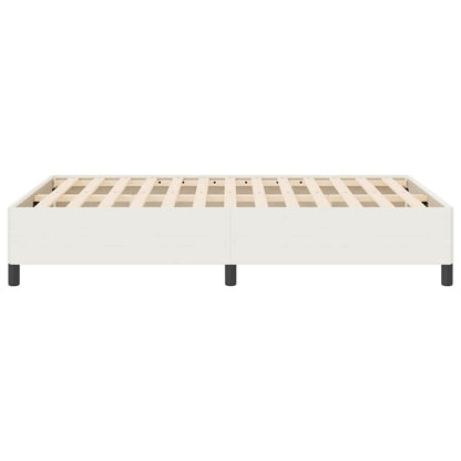Boxspringbed Crèmekleurig 140 x 200 cm Katoen Stof