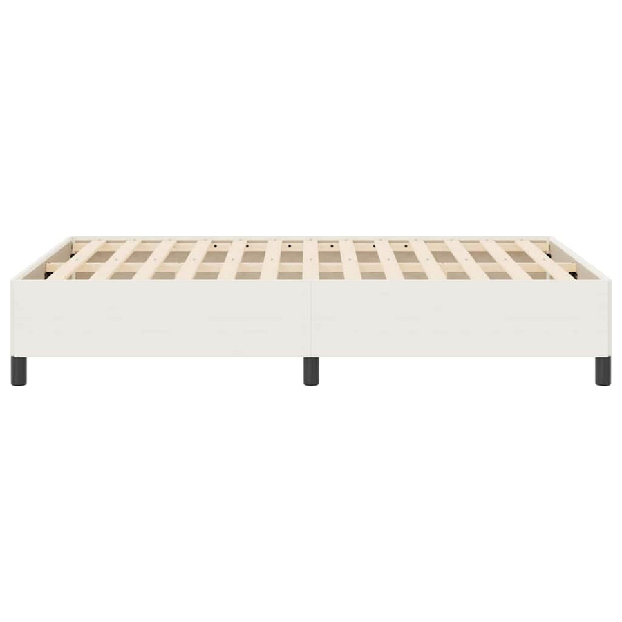 Boxspringbed Crèmekleurig 140 x 200 cm Katoen Stof