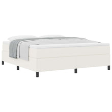 Boxspringbed Crèmekleurig 180 x 200 cm Katoen Stof