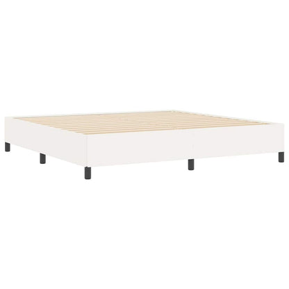 Bedframe Crème 200 X 200 Cm Katoenen Stof
