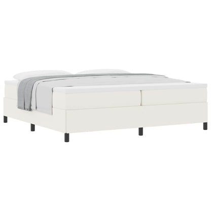 Bedframe Crème 200 X 200 Cm Katoenen Stof