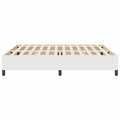 Bedframe Crème 200 X 200 Cm Katoenen Stof