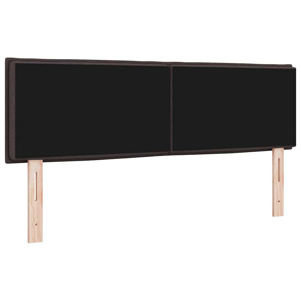 Hoofdbord Donkerbruin 144 cm Stof