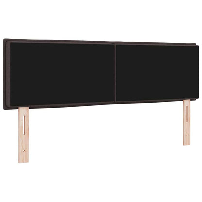 Hoofdbord Donkerbruin 144 cm Stof