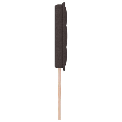 Hoofdbord Donkerbruin 144 cm Stof