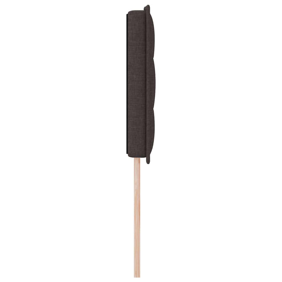 Hoofdbord Donkerbruin 144 cm Stof