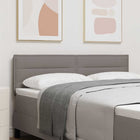 Hoofdbord Taupe 160 cm Stof