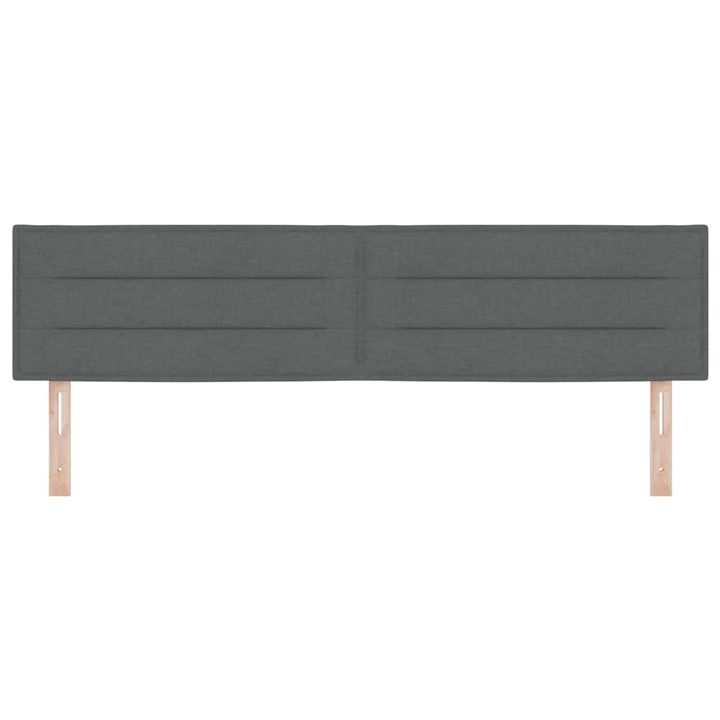 Hoofdbord Donkergrijs 180 cm Stof