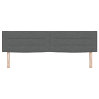 Hoofdbord Donkergrijs 180 cm Stof